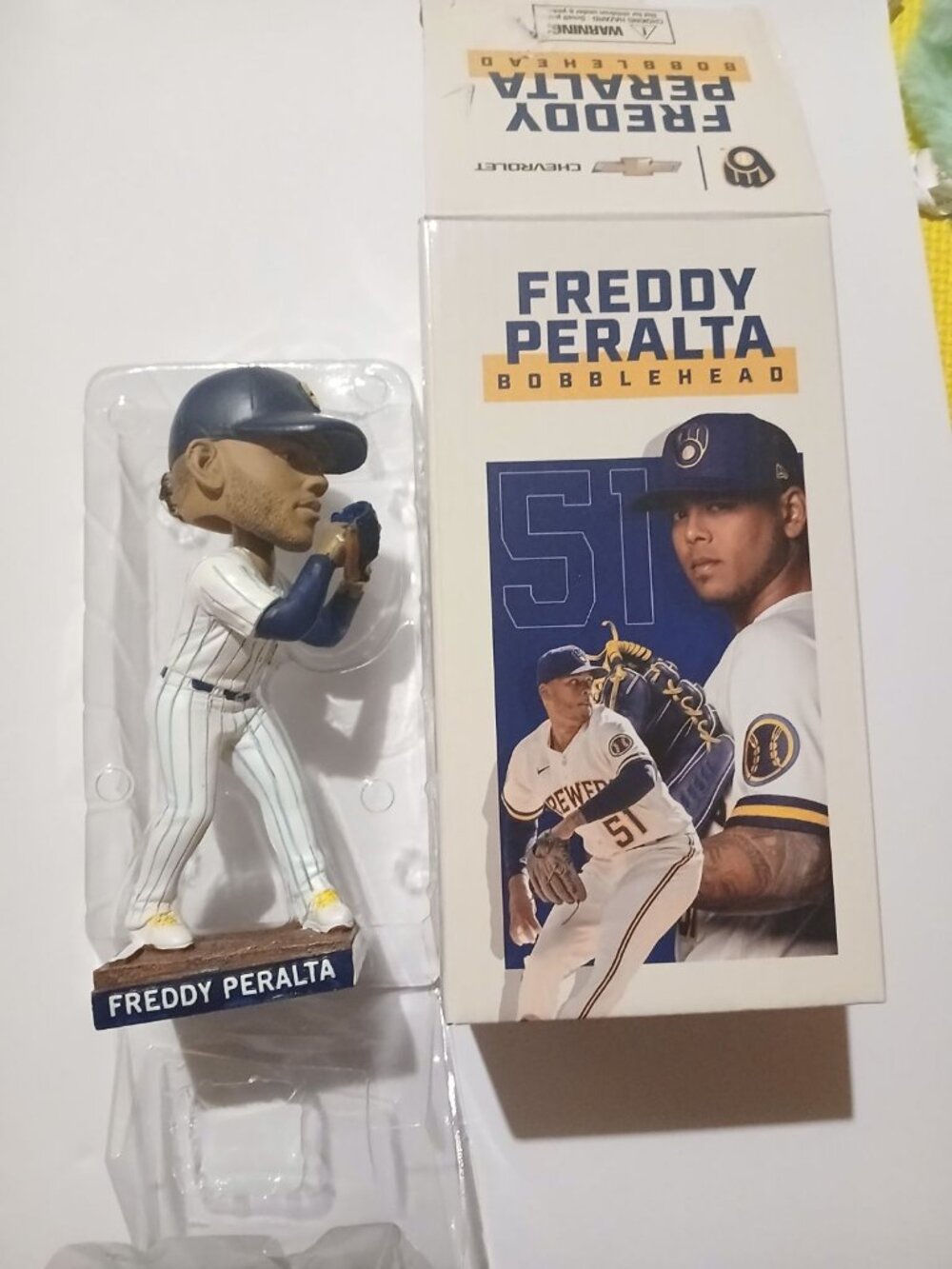 Milwaukee Brewers Freddy Peralta Bobble Head